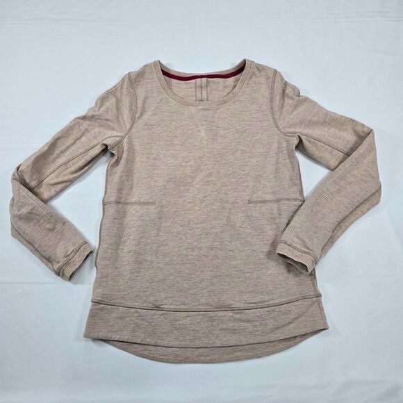Lululemon Athletica Women's Exhalation Crewneck Sweatshirt Pocket Size 6 - Picture 1 of 10